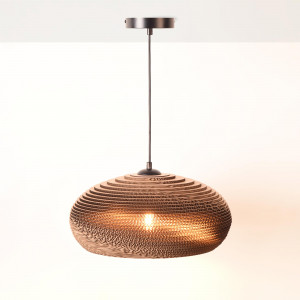 Wisząca lampa z tektury falistej "DANBORU" - E27