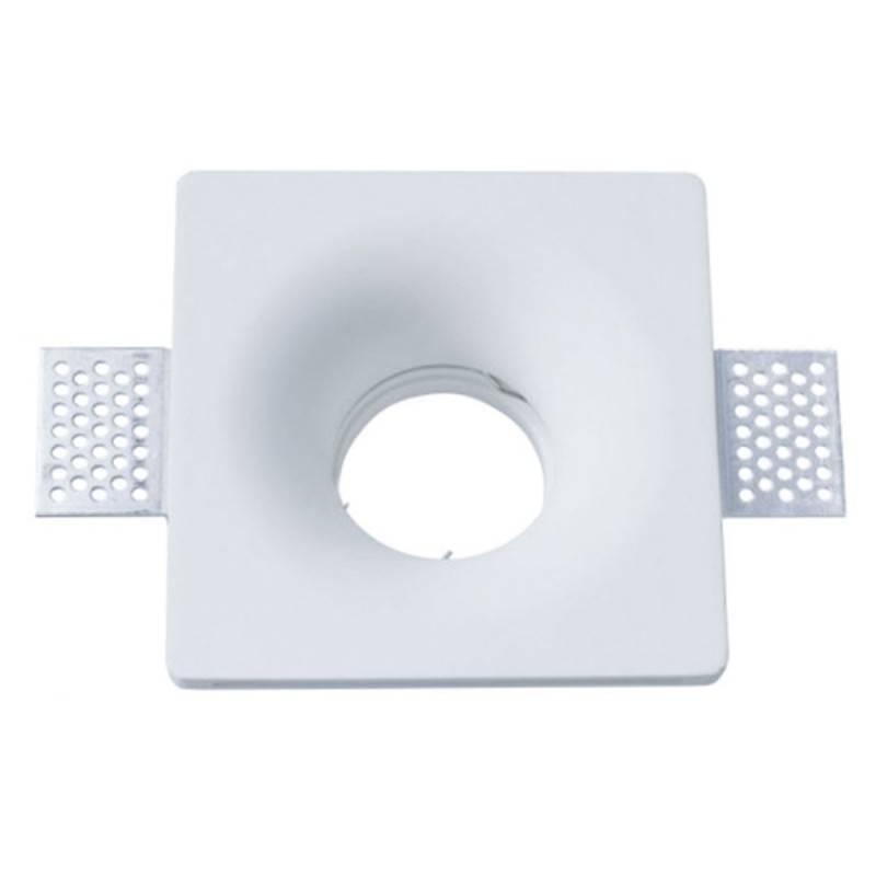 Kwadratowy wpuszczany downlight GU10 bez wykończenia Kwadratowy wpuszczany downlight GU10 bez wykończenia