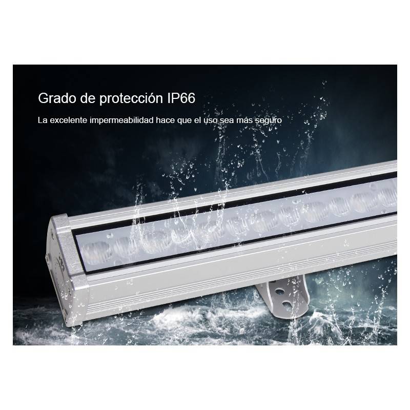 Bañador de pared LED RGB+CCT 48W control RF/WiFi | Mi Light