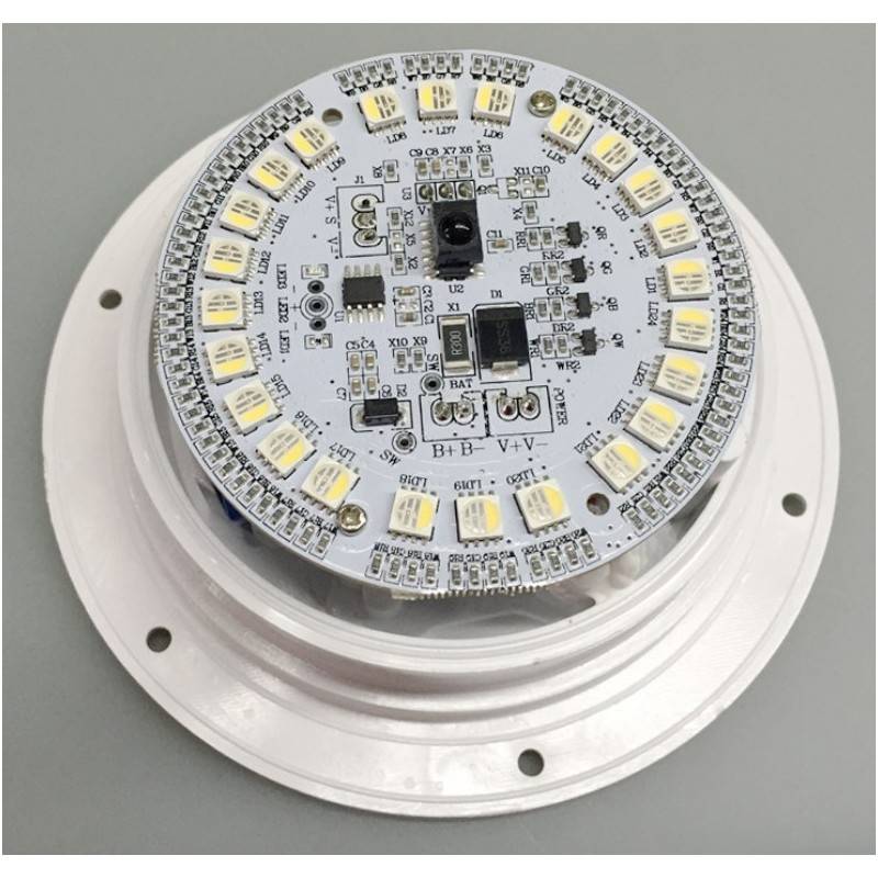 sustitución luz RGBW