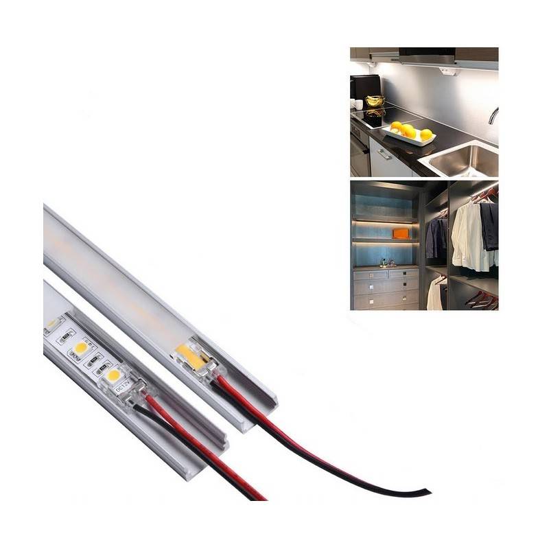 Conector rápido CLIP 2 pin - Tira a cable PCB 8mm IP20 máx. 24V