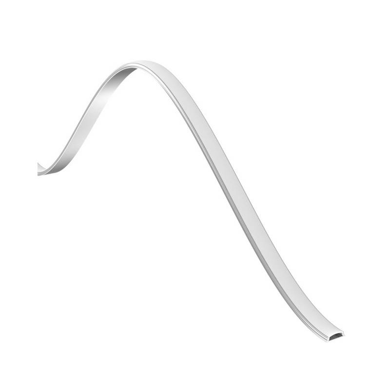 PERFIL DE ALUMINIO FLEXIBLE MOLDEABLE 16X8 DE SUPERFICIE (2MT)