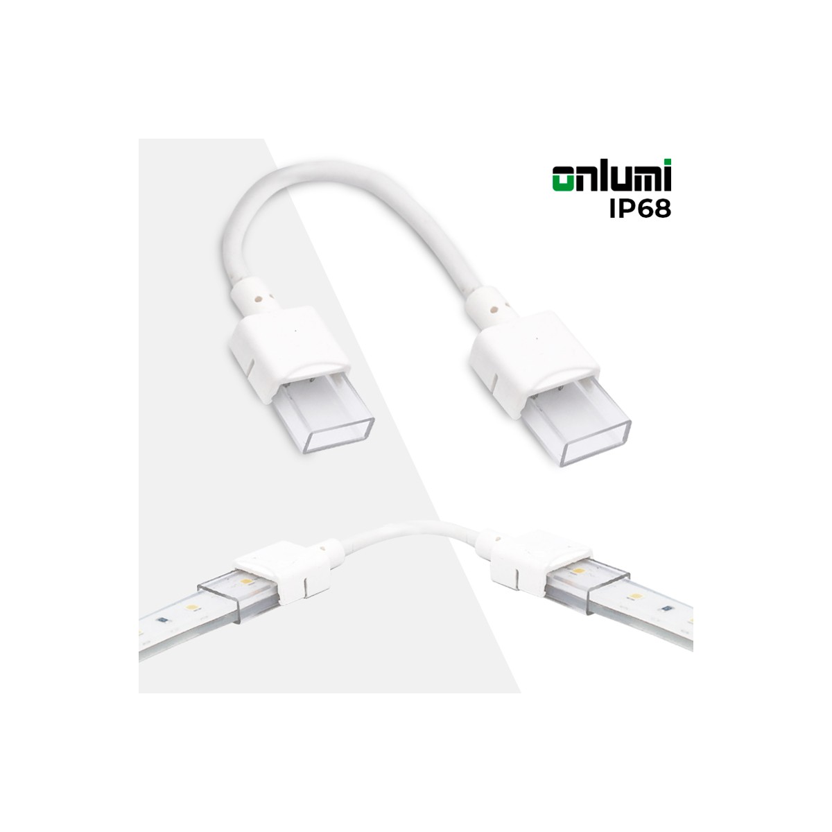 Conector Tira LED con cable10mm IP68