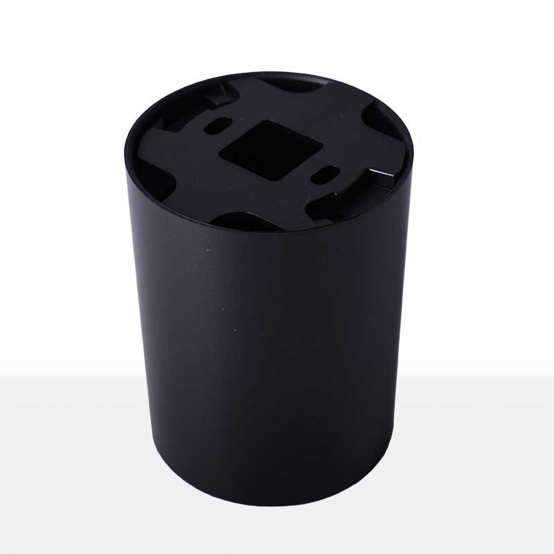 Lampa sufitowa na żarówkę GU10 czarna