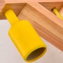 Aplique de pared nórdico "YOJO" escuadra de madera y colgante de silicona