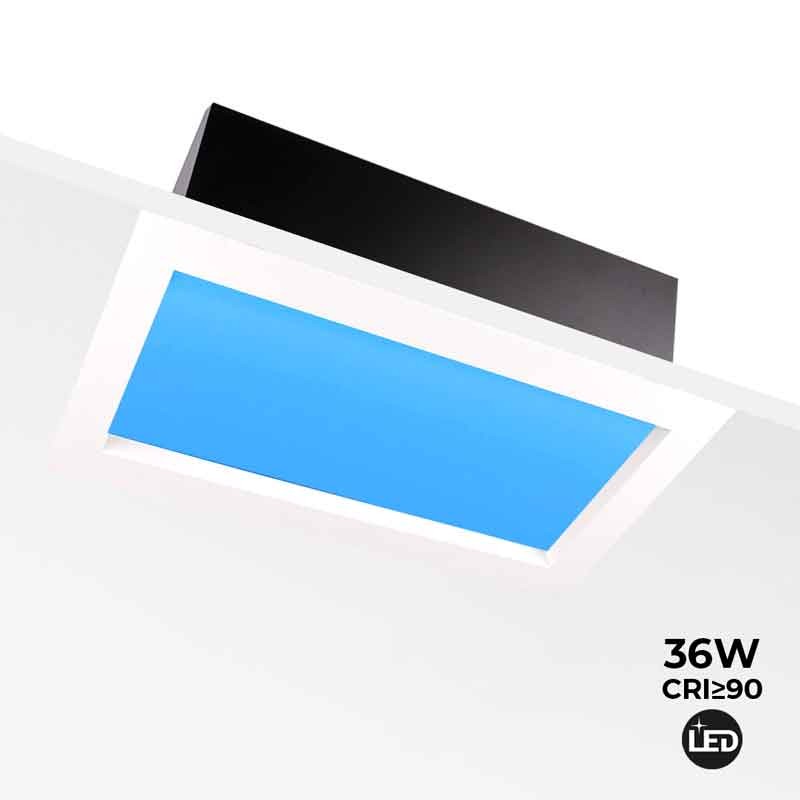Panel Blue skylight efecto cielo daylight 36W Garantía 5 años Panel Blue skylight efecto cielo daylight 36W Garantía 5 años