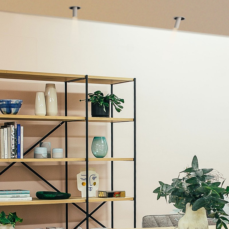 Regulowany reflektor wpuszczany LED "ALAI" - Zoom - 100mm - 2800K - 7W