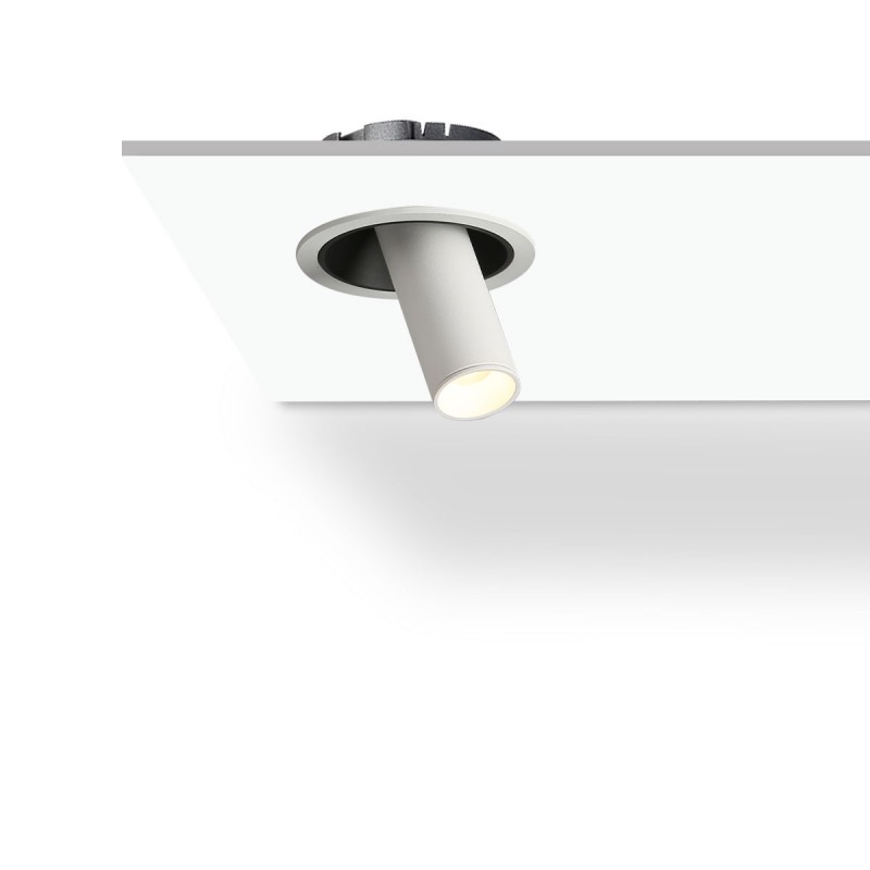 Regulowany reflektor wpuszczany LED "ALAI" - Zoom - 100mm - 2800K - 7W