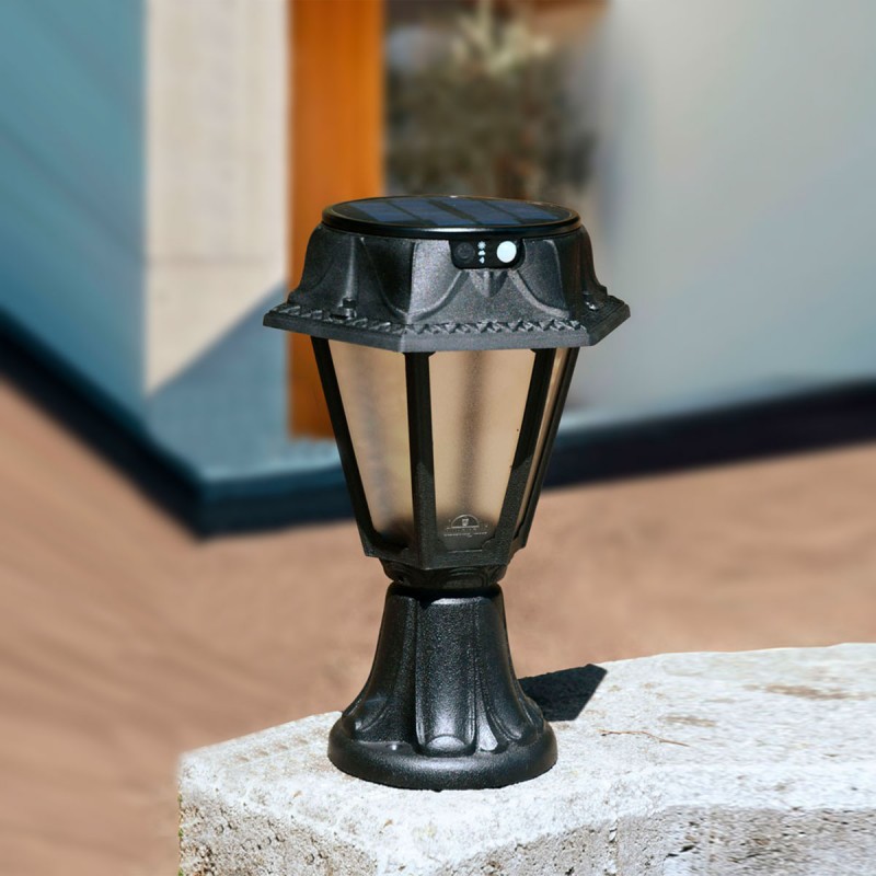 Stojąca solarna lampa uliczna "MINILOT/ROSETTA".