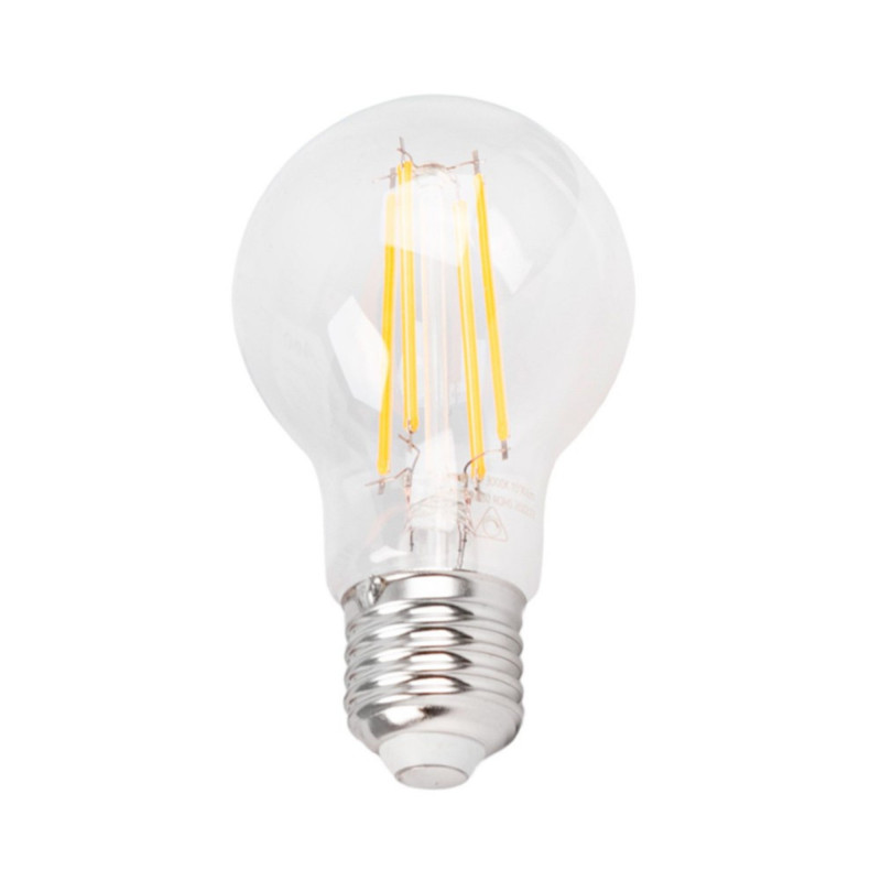 Bombilla filamento LED regulable E27 8W A60