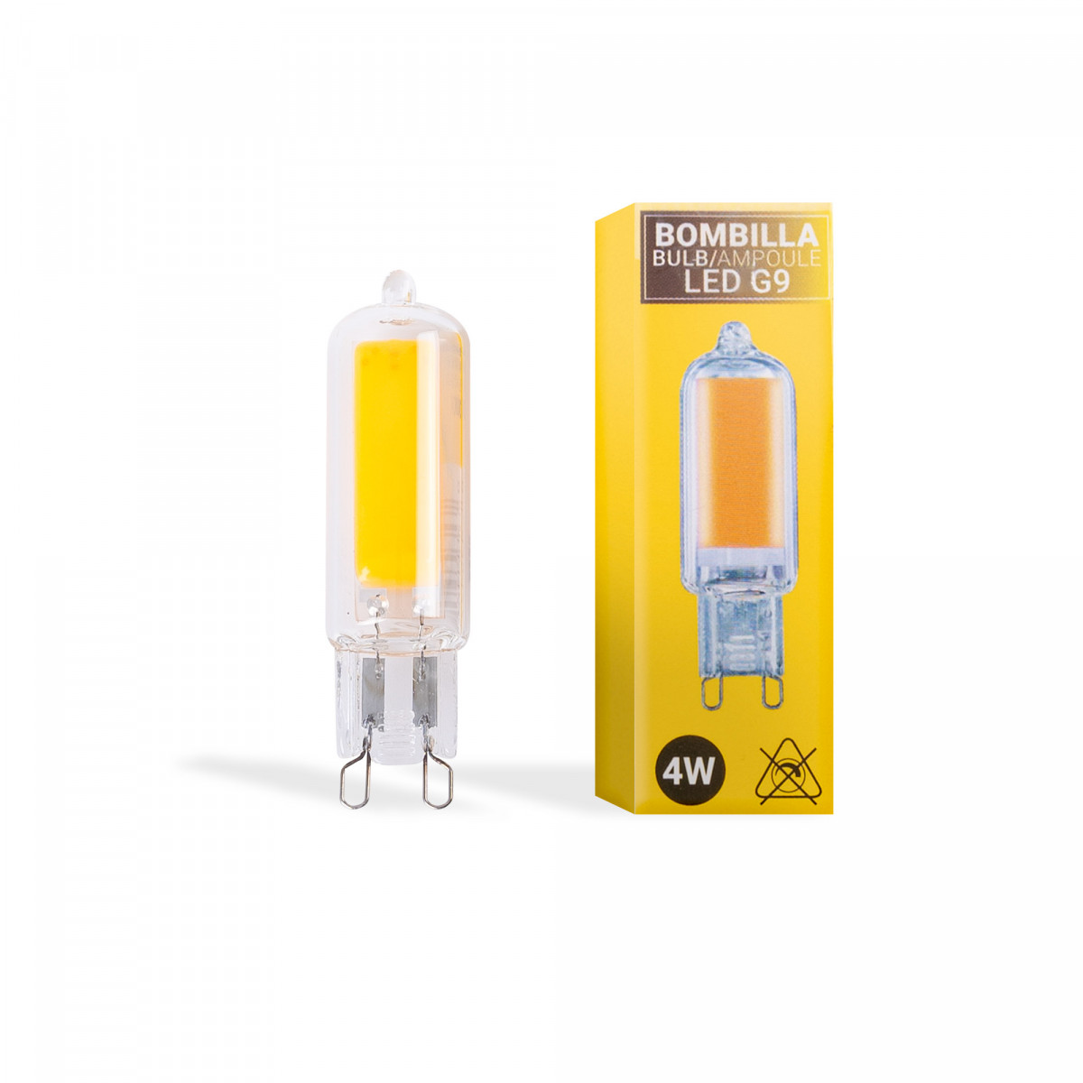 Żarówka LED G9 220-240V AC - COB - 360º - 4W