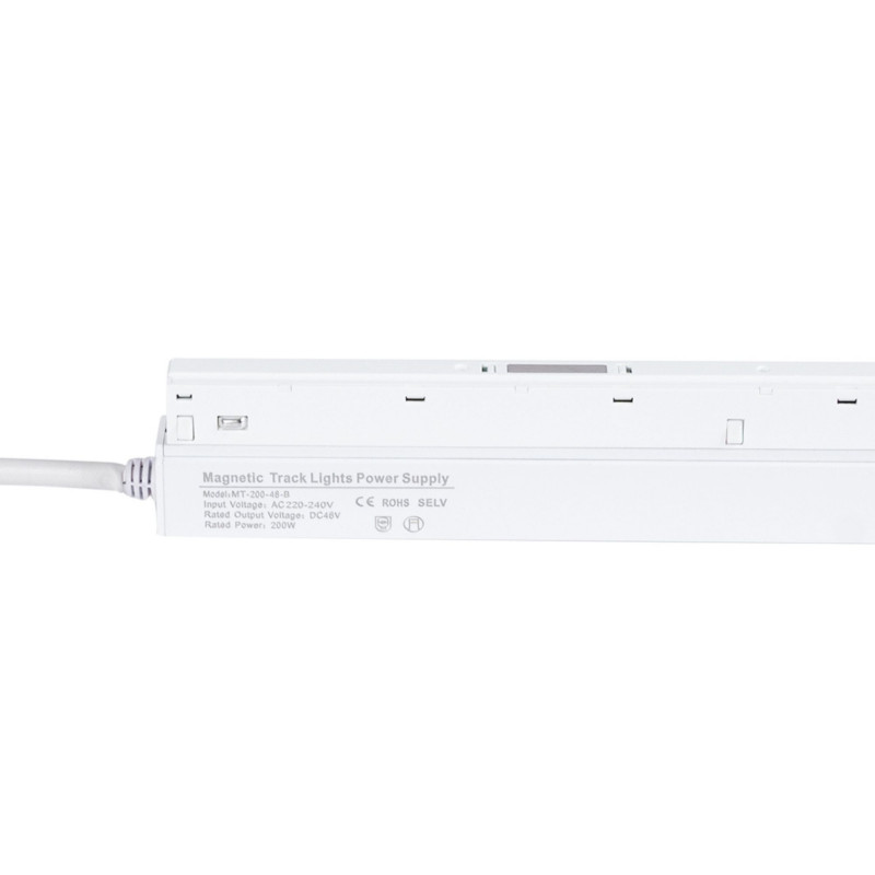 Fuente de alimentación para carril magnético 48V 200W - Blanco Fuente de alimentación para carril magnético 48V 200W - Blanco