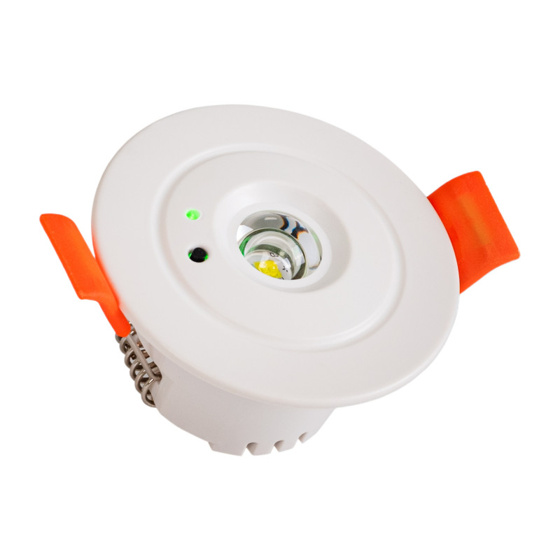Downlight LED wpuszczany / światło awaryjne 3W - Autonomy 3hs - Ø60mm