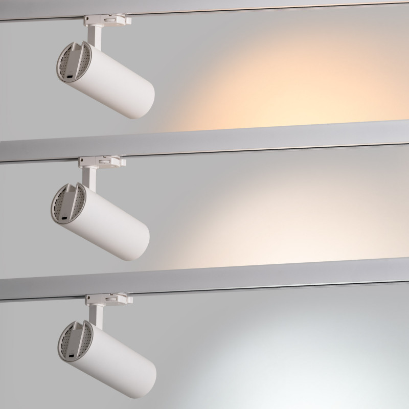 Trójfazowy reflektor szynowy LED 20W - CCT - CRI90 - 1900 lm Trójfazowy reflektor szynowy LED 20W - CCT - CRI90 - 1900 lm