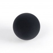 Szklana i tekstylna kula do zamiennika lampy akustycznej B206 - Ø140 mm - szaro-brązowa