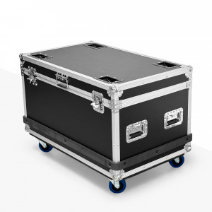 Flight Case para Kiosk Digital 32" DDT32 - com Espuma, Rodas e Alças - Transporte Seguro em Feiras e Eventos