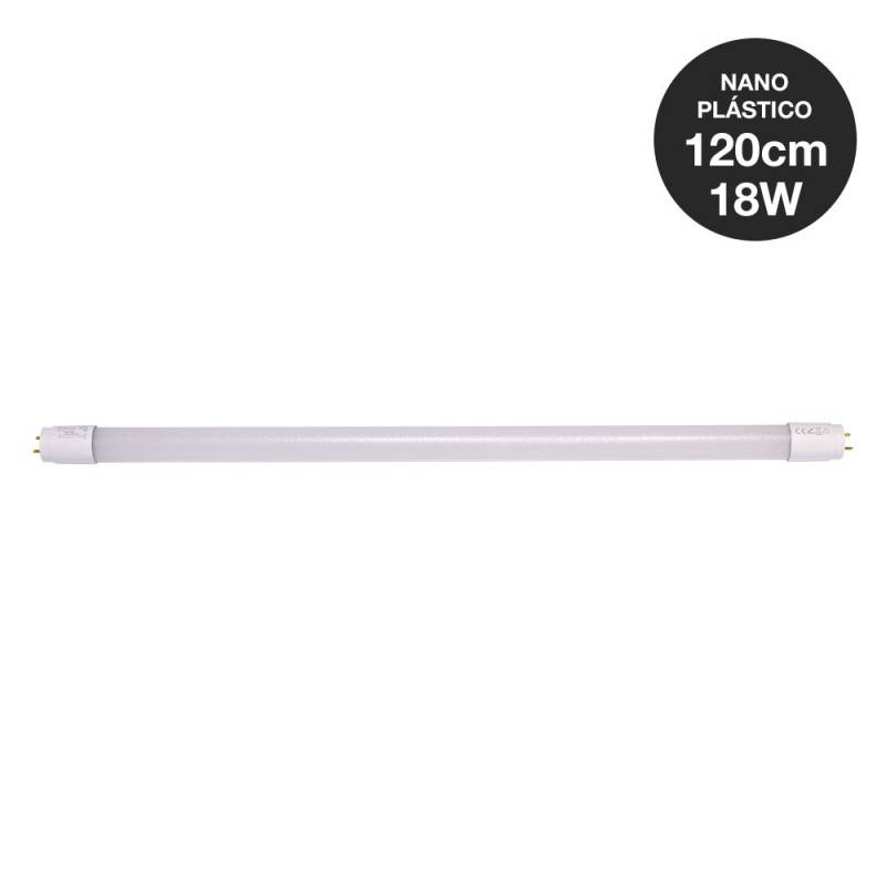 Tubo LED nano Plástico T8 18W 120 cm opalino Tubo LED nano Plástico T8 18W 120 cm opalino