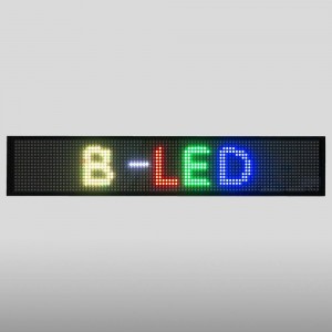 Letreiro LED programável RGB 50x9,5cm WIFI / USB