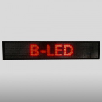 Letreiro LED programável monocor vermelho 50x9,5cm WIFI / USB Letreiro LED programável monocor vermelho 50x9,5cm WIFI / USB