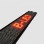 Letreiro LED programável monocor vermelho 50x9,5cm WIFI / USB