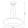 Candeeiro Suspenso LED "VESTA" 48W Candeeiro Suspenso LED "VESTA" 48W