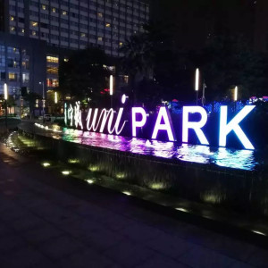 Sinalização exterior RGB