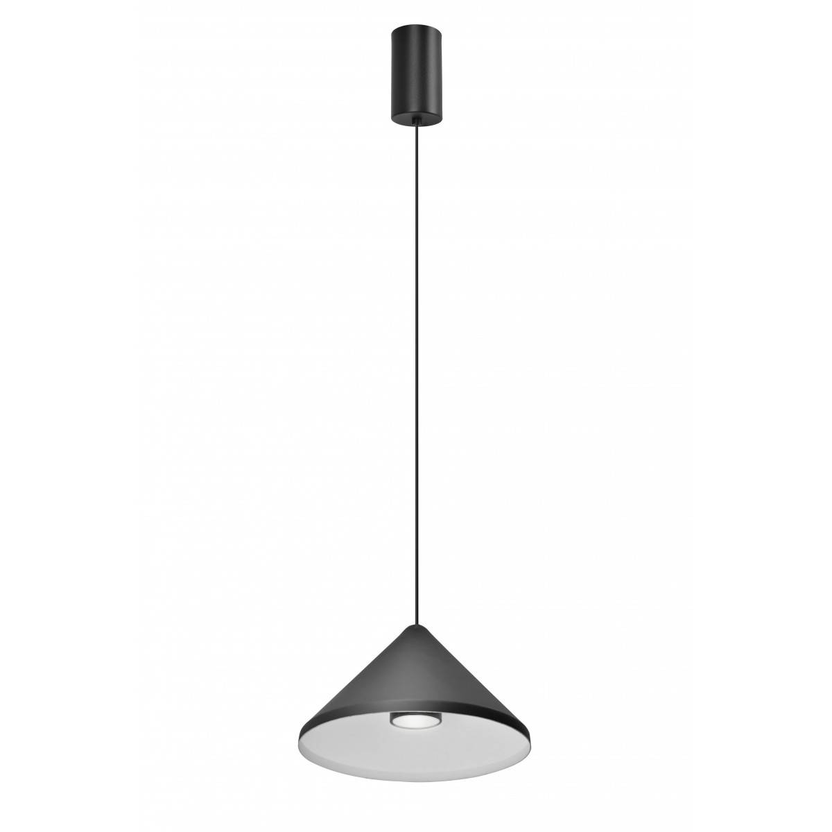 Candeeiro suspenso de design "CIMA" 13W  - cor preta