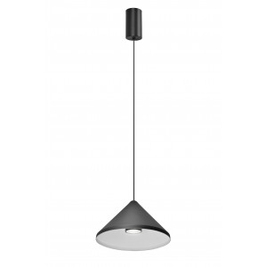 Candeeiro suspenso de design "CIMA" 13W  - cor preta