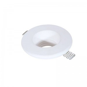 Aro LED downlight de gesso encastrável GU10