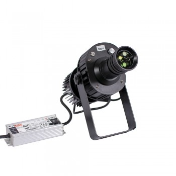 Projetor de logótipos LED de longo alcance 50W estanque para exterior Projetor de logótipos LED de longo alcance 50W estanque para exterior