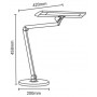 Candeeiro de mesa com comando 12W CCT Dimável