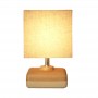 Candeeiro de mesa de cerámica "Quadrada" E14 máx25W Candeeiro de mesa de cerámica "Quadrada" E14 máx25W