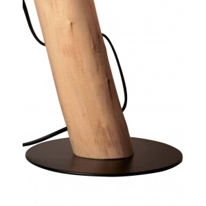 Candeeiro de mesa de madeira máx.25W E27