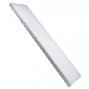 Painel LED de superfície 120x30cm 45W 3460lm moldura branca Painel LED de superfície 120x30cm 45W 3460lm moldura branca