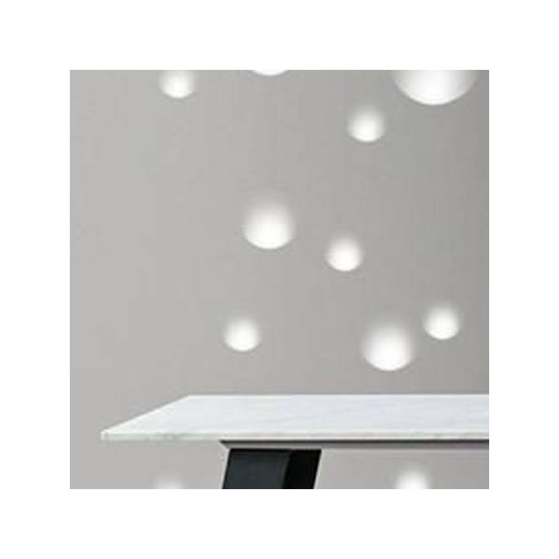 Aplique de gesso encastrável para parede "MELON 2" GU10