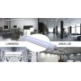 Luminaria linear LED 60cm de alta potência CCT com sensor IP20