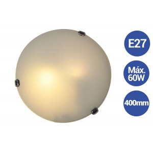 Aplique de cristal clássico Ø400mm VETRO "Luna Piena" 2xE27