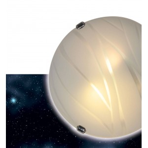 Aplique de cristal Ø400mm VETRO "Luna Piena" 2xE27 LED