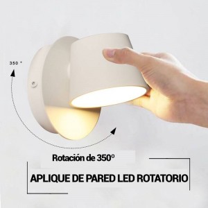 Aplique de parede LED "KOP" orientável 6W