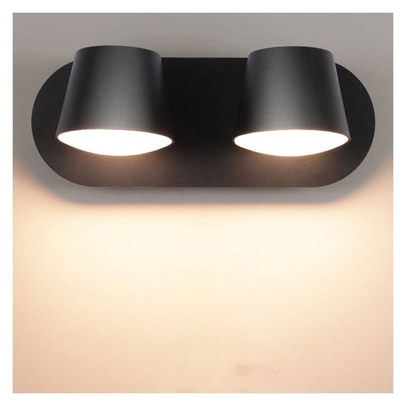 Aplique de parede LED "KOP-2" orientável 12W