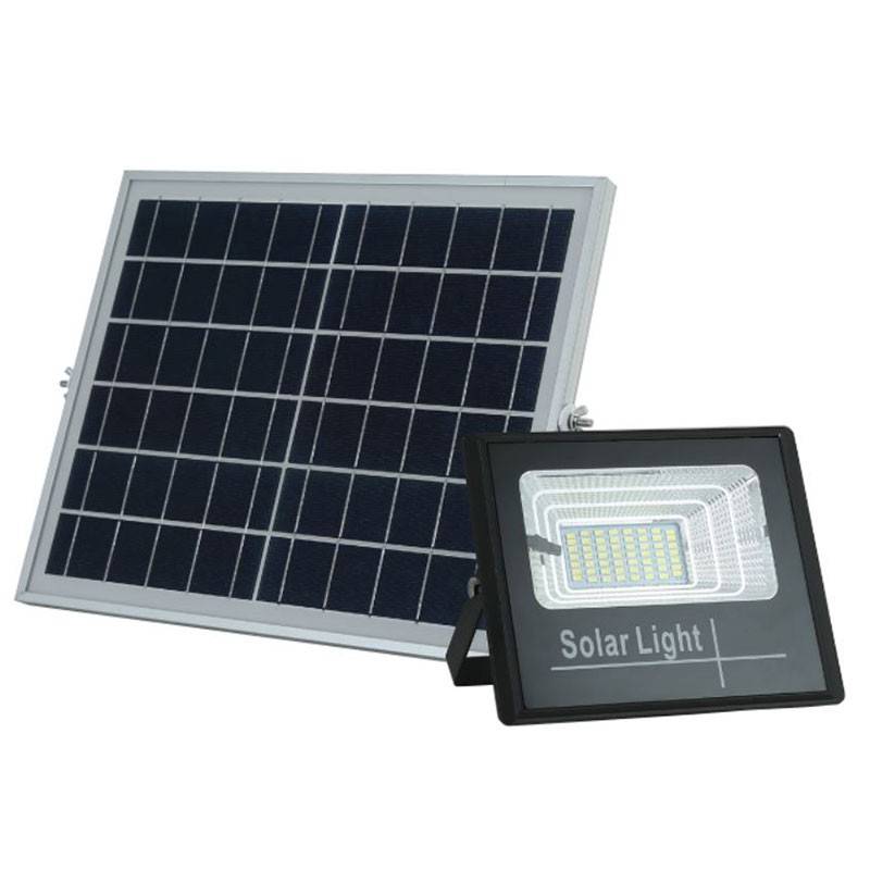Projetor LED solar 40W com comando IP65