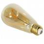 Lâmpada LED Vintage Soft Filament ST64 E27 4W regulável Lâmpada LED Vintage Soft Filament ST64 E27 4W regulável