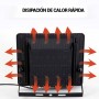 Projetor LED solar 60W com comando IP65 Projetor LED solar 60W com comando IP65