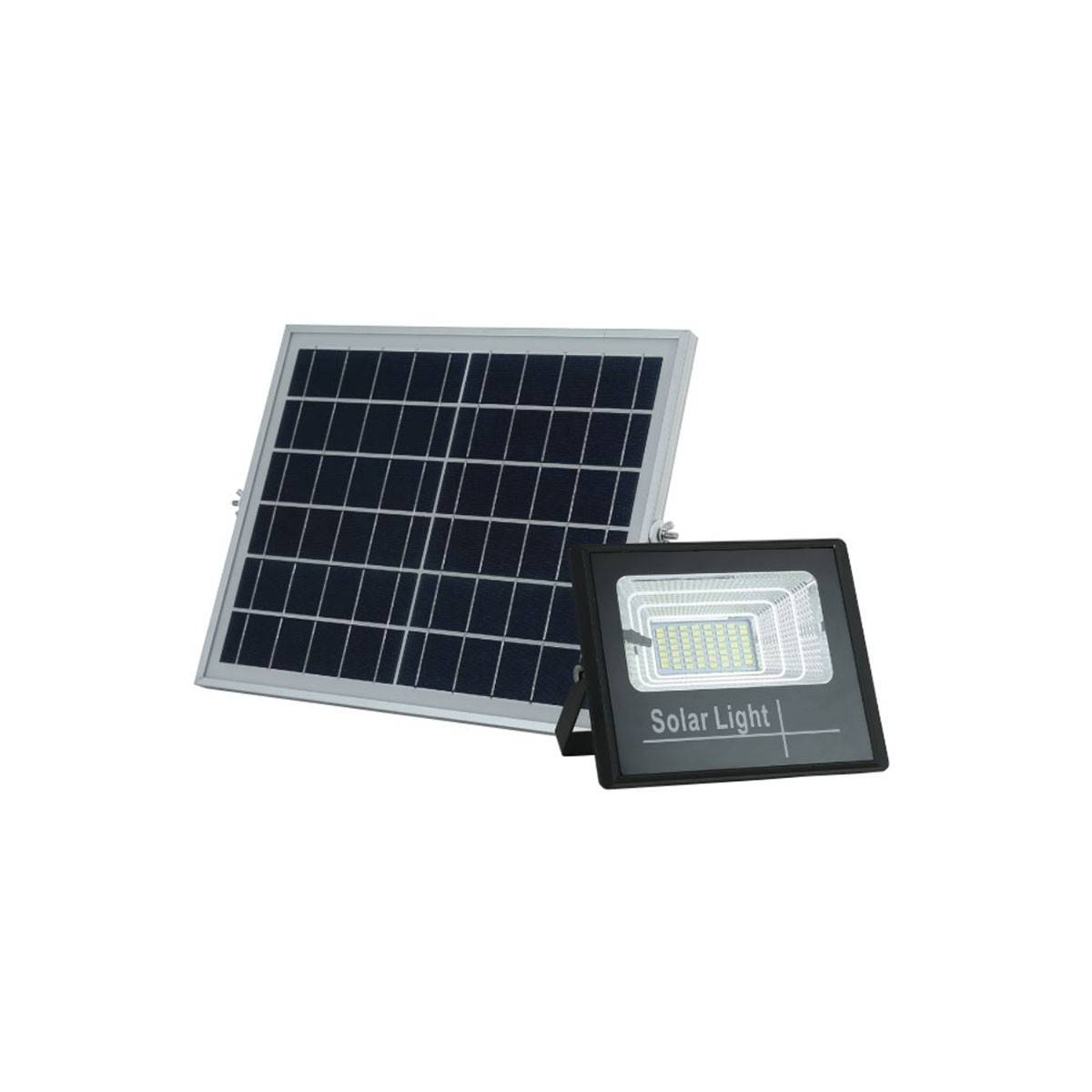 Projetor LED solar 60W com comando IP65