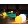 Esfera luminosa LED RGBW RESINA BRANCA, 30CM. 5W, IP65, SEM FIOS Esfera luminosa LED RGBW RESINA BRANCA, 30CM. 5W, IP65, SEM FIOS