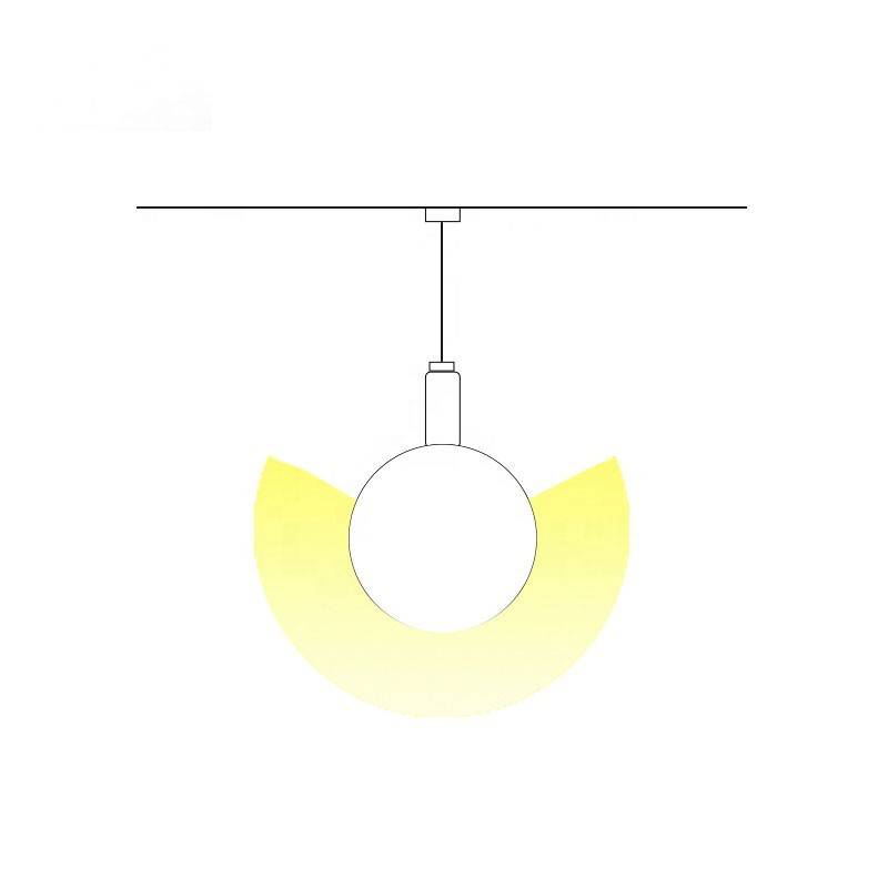 Perfil para fita led de suspensão ou superfície 23X8mm (2m)