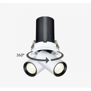 Foco Spot LED 7W Encastrável Direcionável