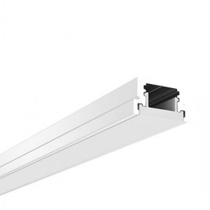 Perfil para fita de LED para encastrar no piso 22x13mm (2m)