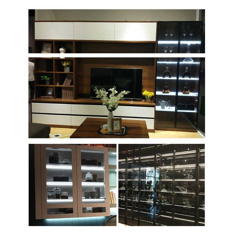 Perfil para fita LED para vidro e estante 25x14mm (2m)