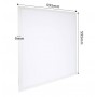 Painel LED encastrável slim 60X60 cm 42W 3300lm moldura branca Painel LED encastrável slim 60X60 cm 42W 3300lm moldura branca